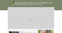 Desktop Screenshot of manuexpeditions.com
